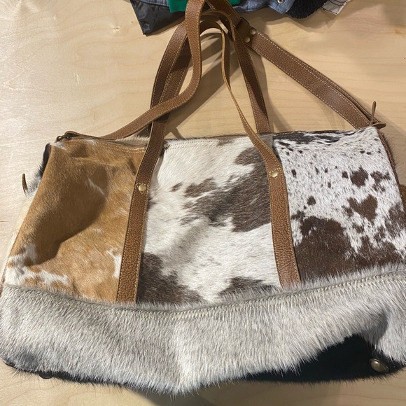 Myra Bag Handbags - Myra Bag Stylish Cowhide Leather Tote Bag